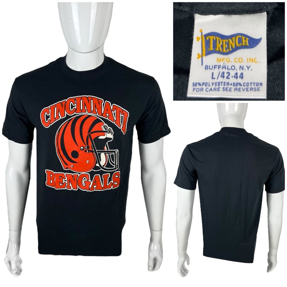 Vintage Cincinnati Bengals Mens Small (actual) Shirt Football NFL Single Stitch